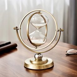 Rotating Hourglass White Sand Timer