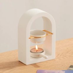 Elegant Golden Arch Flameless Wax & Essential Oil Warmer