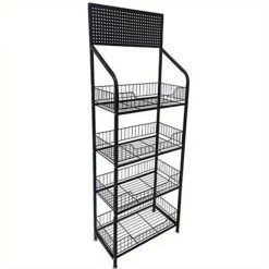 4-Layer Metal Wire Retail Display Rack